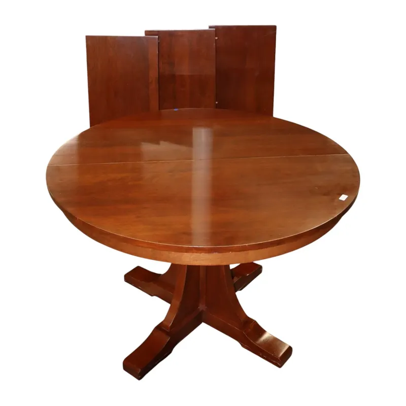 Stickley Arts & Crafts Cherry Table 3 Leaves from auction in Logan Township, New Jersey