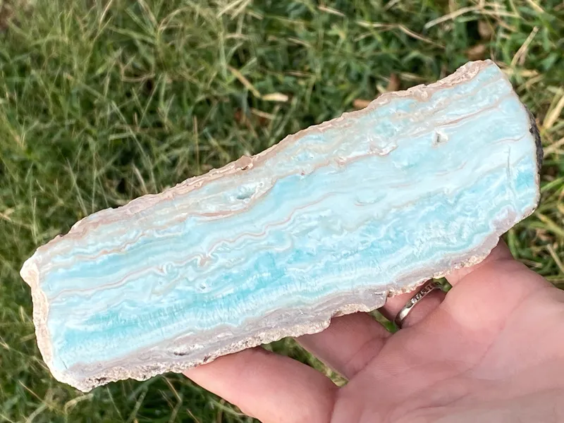 Calcite, Rock, Slab, Rough, Lapidary from auction in Springfield, Missouri