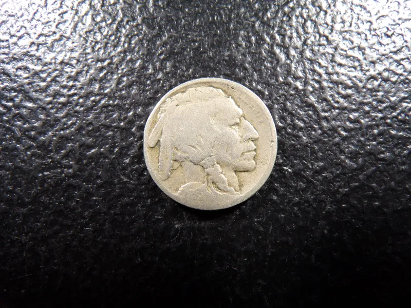 1913-S T-1 RARE DATE INDIAN HEAD BUFFALO NICKEL from auction in Englewood, Ohio