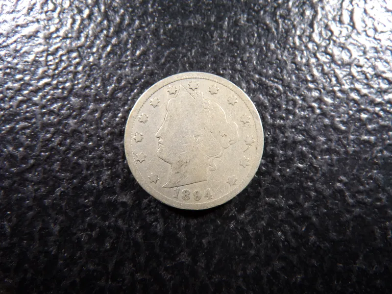 1894 LIBERTY HEAD V NICKEL from auction in Englewood, Ohio