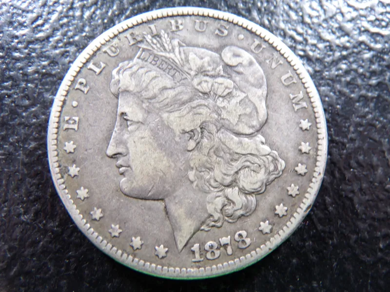 1878-CC CARSON CITY MORGAN SILVER DOLLAR from auction in Englewood, Ohio