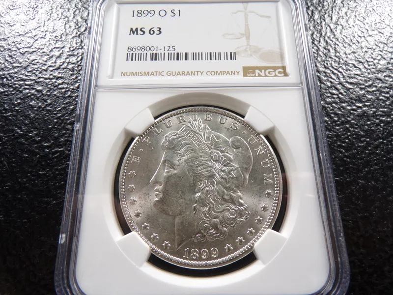 1899-O NGC MS63 MORGAN SILVER DOLLAR from auction in Englewood, Ohio