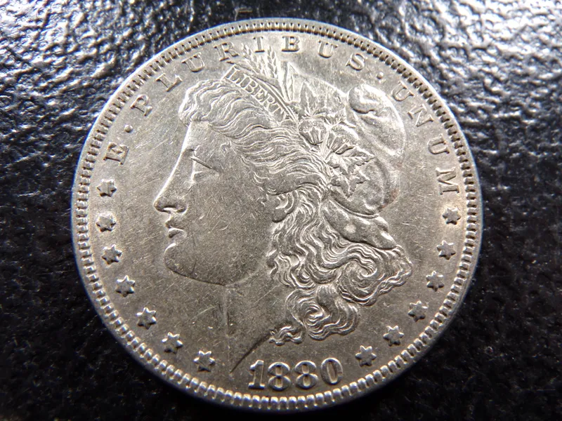 1880 MORGAN SILVER DOLLAR from auction in Englewood, Ohio