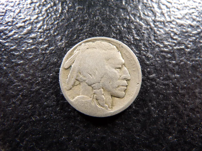 1913-S T-1 RARE DATE INDIAN HEAD BUFFALO NICKEL from auction in Englewood, Ohio