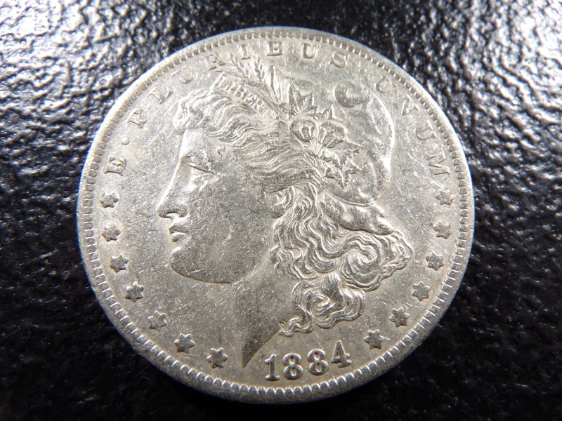 1884-O MORGAN SILVER DOLLAR from auction in Englewood, Ohio