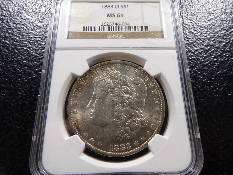 1883-O NGC MS61 MORGAN SILVER DOLLAR from auction in Englewood, Ohio