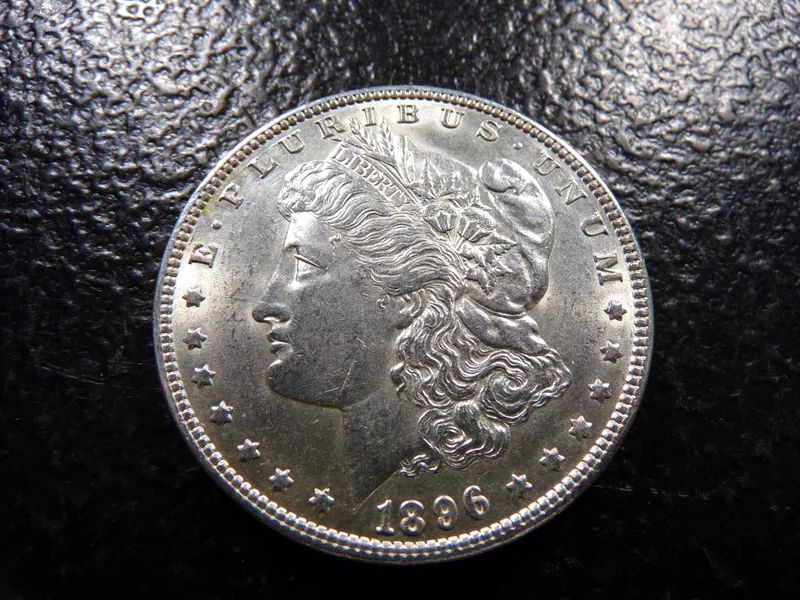 1896 MORGAN SILVER DOLLAR from auction in Englewood, Ohio