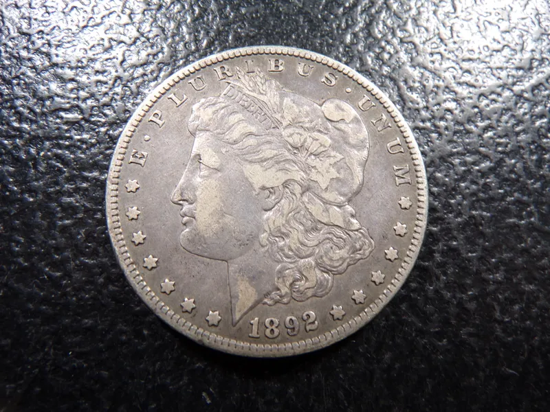 1892-S MORGAN SILVER DOLLAR from auction in Englewood, Ohio