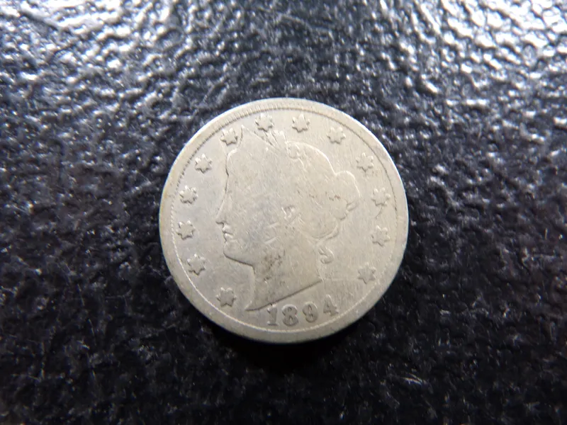 1894 LIBERTY HEAD V NICKEL from auction in Englewood, Ohio