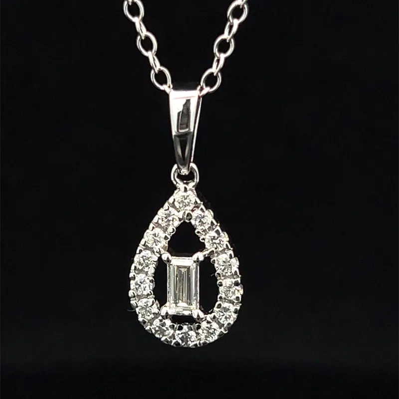 Diamond Pendant on Chain from auction in Port St Lucie, Florida