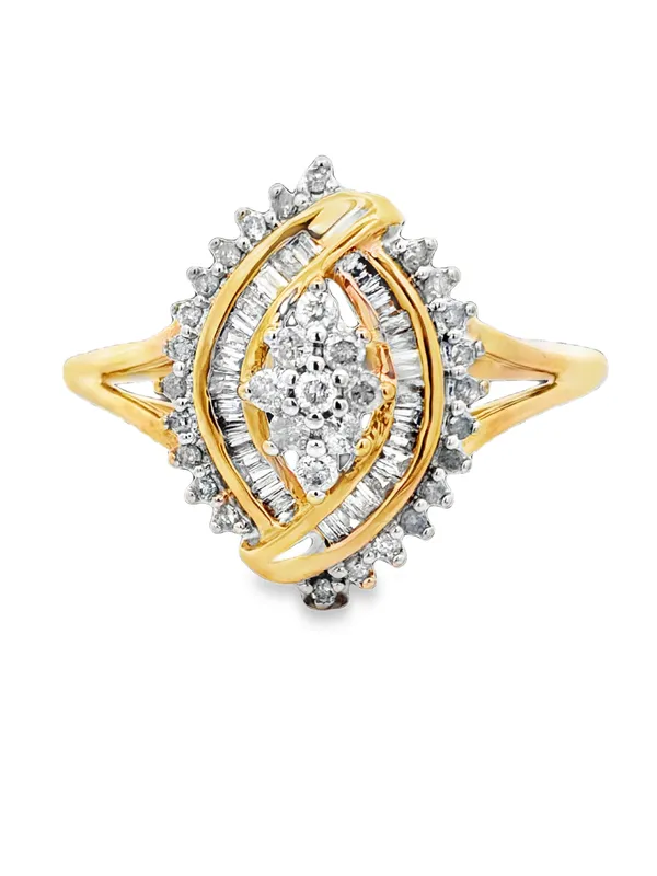 Marquise Shaped Diamond Ring from auction in Port St Lucie, Florida