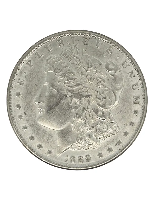 1889 Morgan Silver Dollar Choice AU from auction in Port St Lucie, Florida