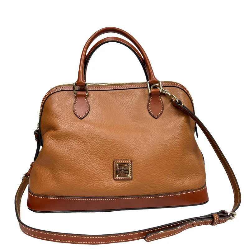Dooney & Bourke Pebble Grain Zip Zip Satchel Bag  from auction in Port St Lucie, Florida