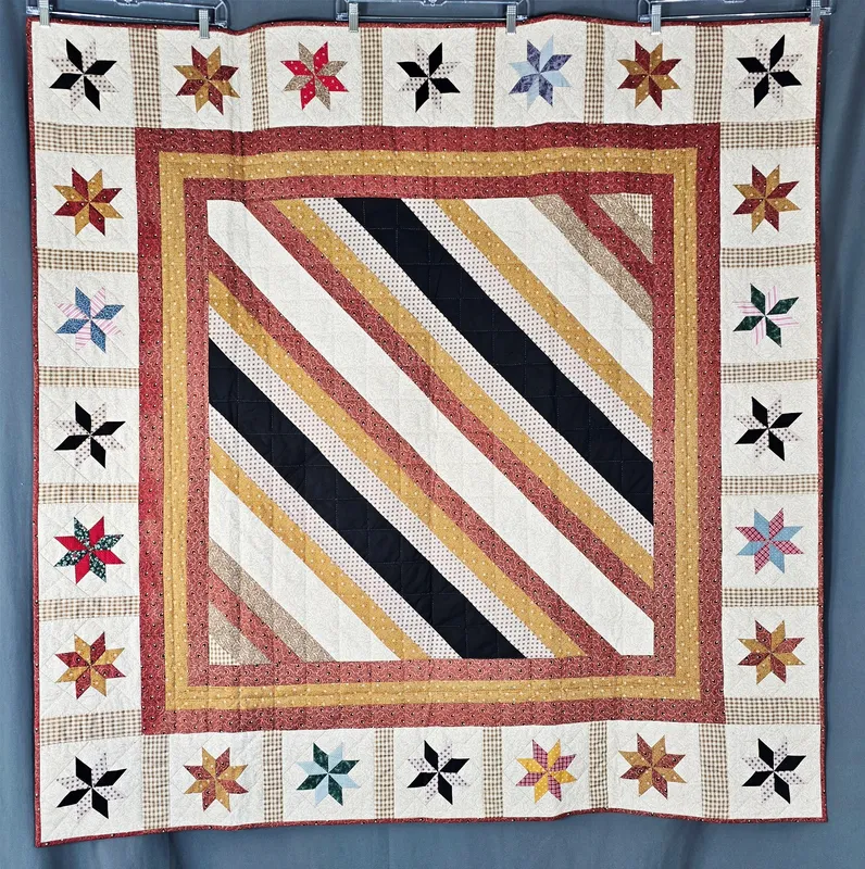 Amish Reversible Quilt by Frances Abell Brand from auction in Princeton, New Jersey