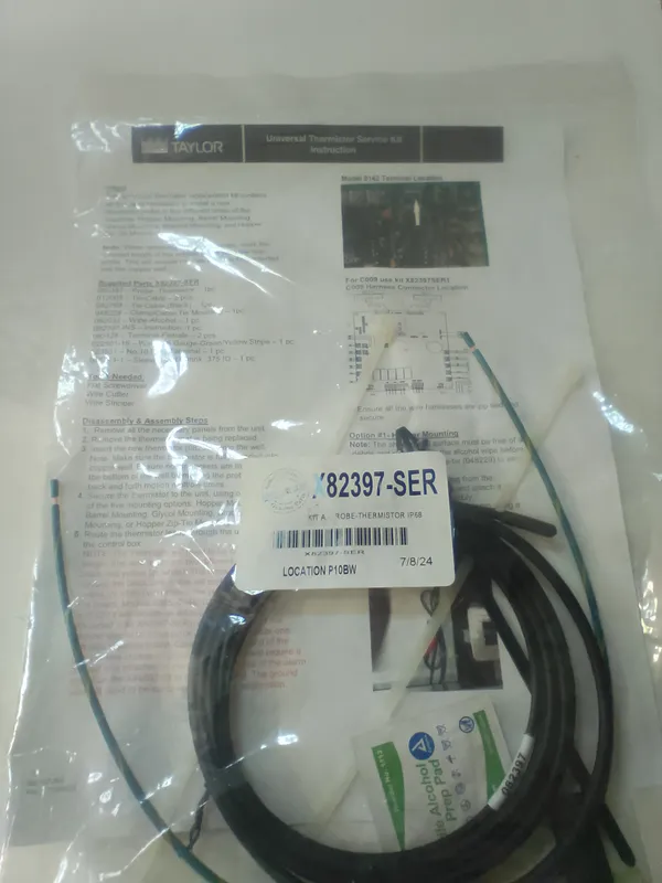 X82397-SER Taylor Freezers Kit A.-Probe-Thermistor Ip68 Genuine OEM sealed never open  from auction in Brewton, Alabama