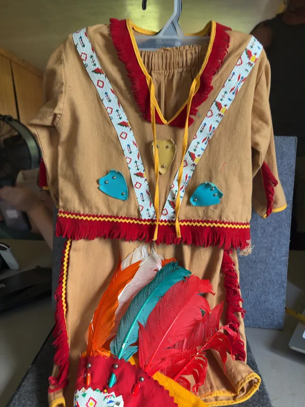 A Trio of Vintage Kiddie Togs Children's Native American Style Costume Pieces from auction in Brewton, Alabama