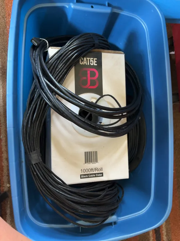 An Assortment of PB Brand CAT5E Ethernet and High Speed HDMI Cables from auction in Brewton, Alabama