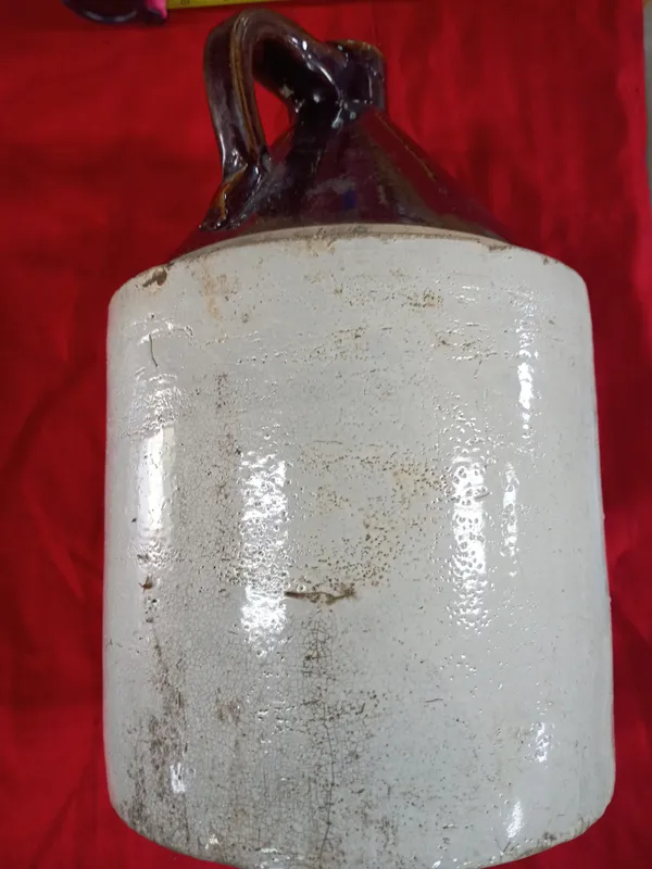 Two Tone Stoneware Shoulder Jug from auction in Brewton, Alabama
