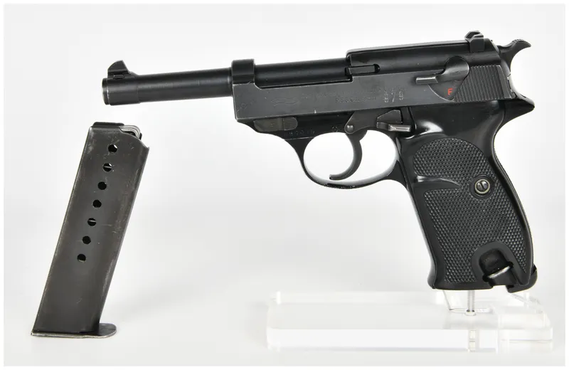 Walther P38 Semi-Automatic Pistol 9mm with 5 Inch Barrel 1959 from auction in Henderson, Texas