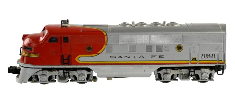 Vintage Lionel Santa Fe 2333-20 Diesel F3 Locomotive from auction in Carrollton, Texas