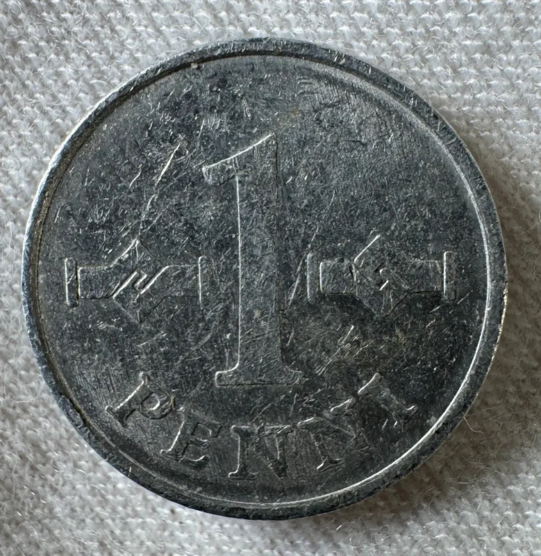 Finland 1 Penni 1978 Coin from auction in Cranston, Rhode Island