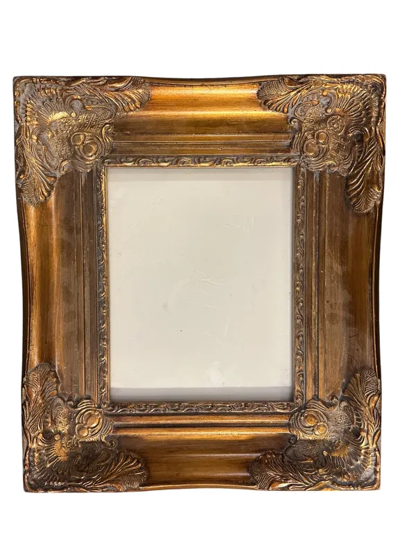 ORNATE BAROQUE STYLE PICTURE FRAME WITH GLASS from auction in Mount Pleasant, South Carolina