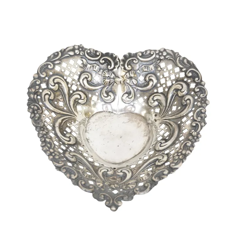 VINTAGE GORHAM CHANTILLY STERLING SILVER CANDY DISH from auction in Mount Pleasant, South Carolina