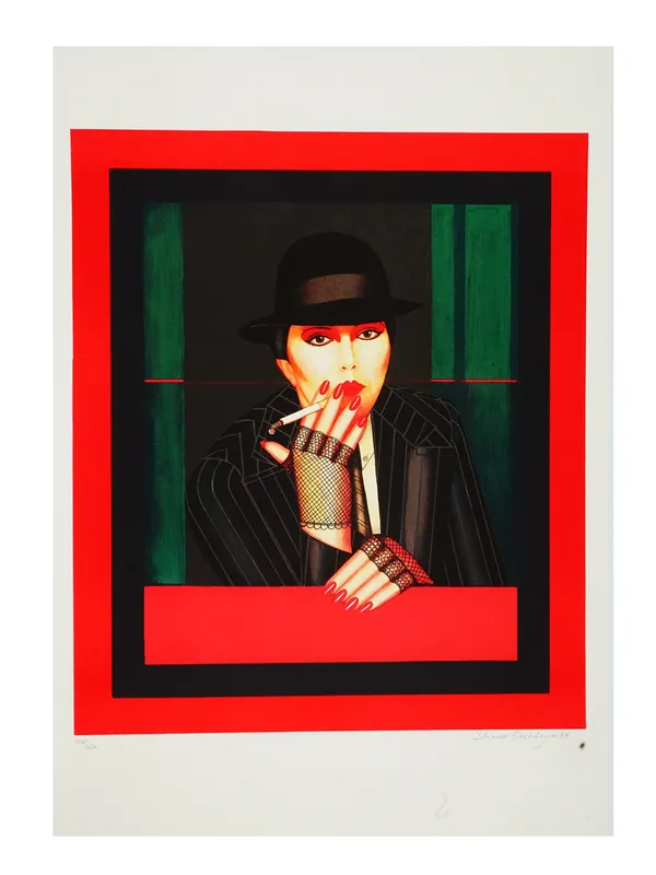 SHIMON OKSHTEYN AMERICAN LTD ED LITHOGRAPH CALL GIRL from auction in New York, New York