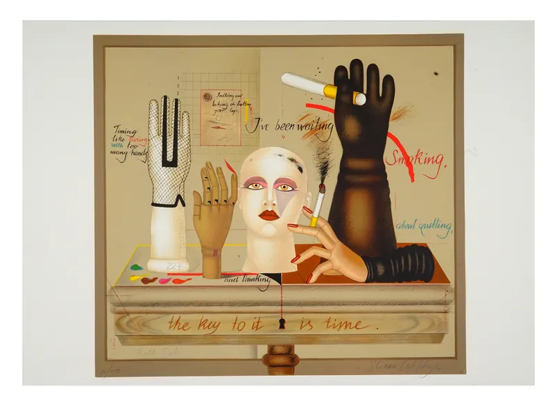 SHIMON OKSHTEYN AMERICAN LTD ED LITHOGRAPH THE KEY TO IT from auction in New York, New York