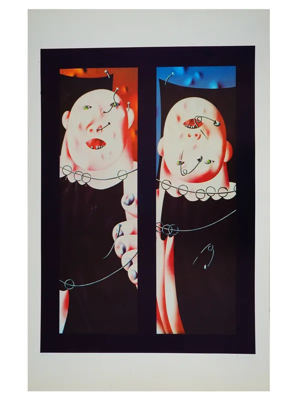 OLEG TSELKOV RUSSIAN LTD ED LITHOGRAPH CIRCUS from auction in New York, New York