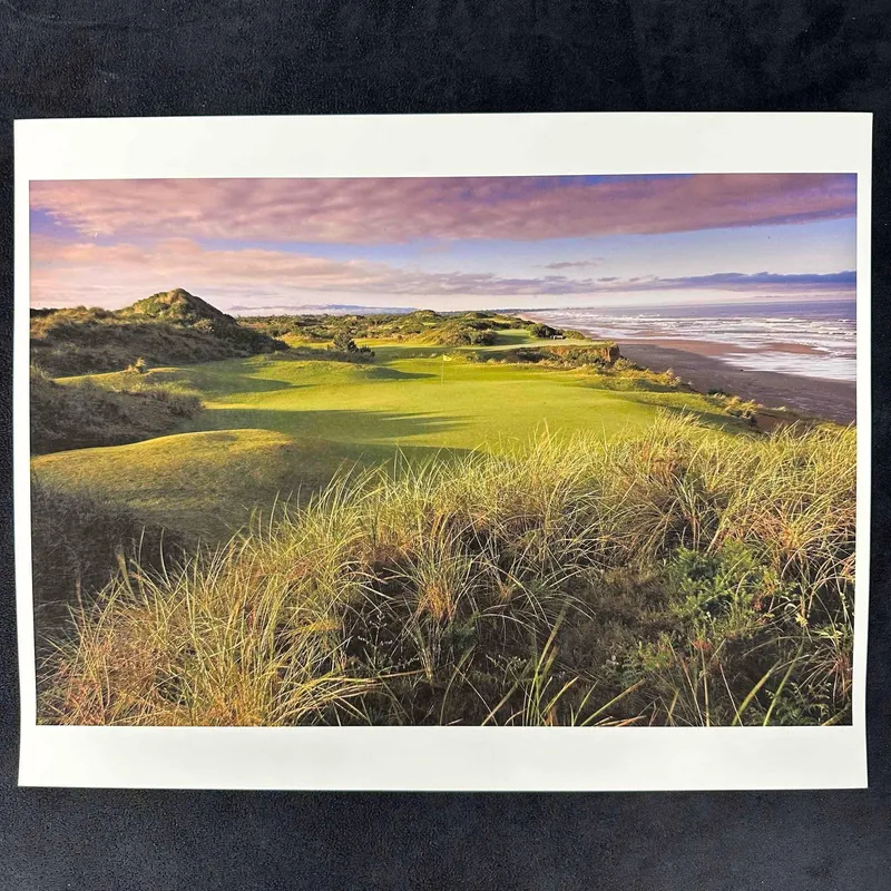 Golf Links Oceanfront Landscape Photograph Bandon Dunes 14” x 11” from auction in Orlando, Florida