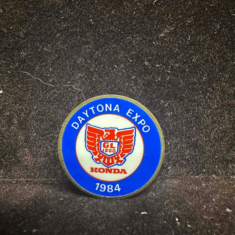 Daytona Expo Honda 1984 Lapel Pin from auction in Orlando, Florida