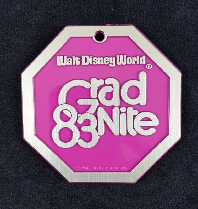 4 Rare Vintage Disney World Grad Night 83 Medallion from auction in Orlando, Florida