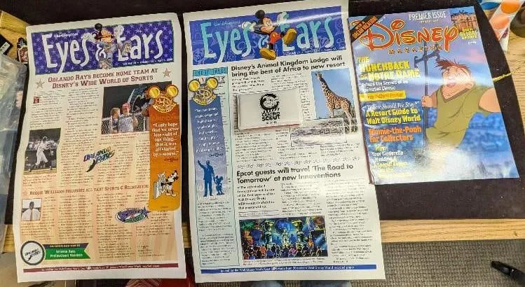 Disney Eyes And Ears Casting Cards Ambassador Bookmarks from auction in Orlando, Florida