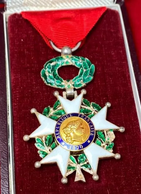 Third Republic Legion D'Honneur Medal from auction in Orlando, Florida