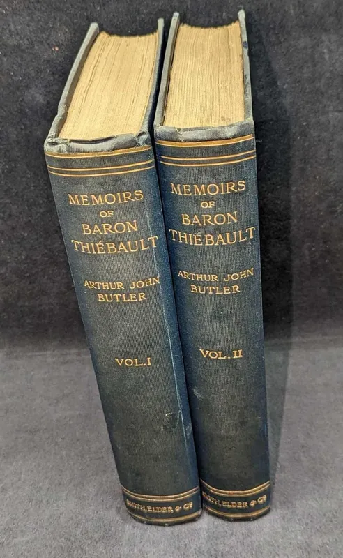 Volume 1 & 2 The Memoirs Of Baron Thiebault Hardcovers from auction in Orlando, Florida