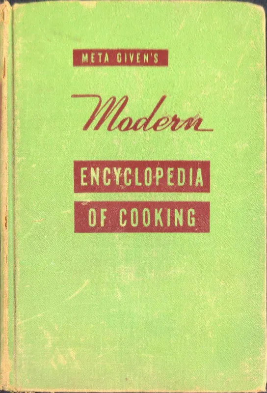 Meta Givens Modern Encyclopedia of Cooking Vol 2 from auction in Orlando, Florida