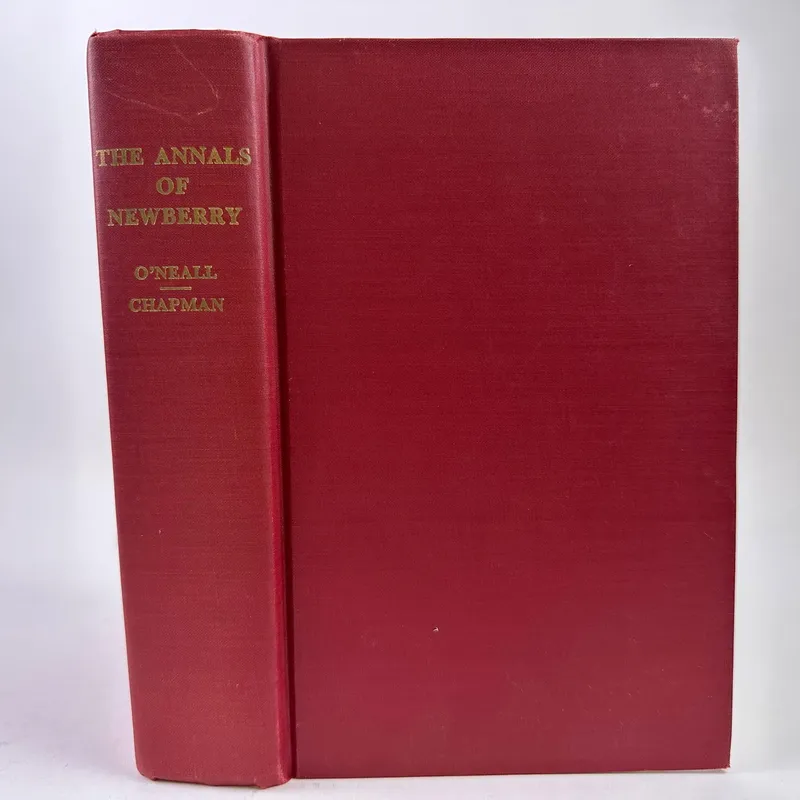 The Annals of Newberry South Carolina Two Parts Biographies Civil War Hardcover from auction in Orlando, Florida