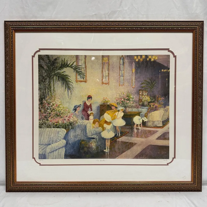 Joseph Dawley The Break Limited Edition Lithograph Framed from auction in Orlando, Florida