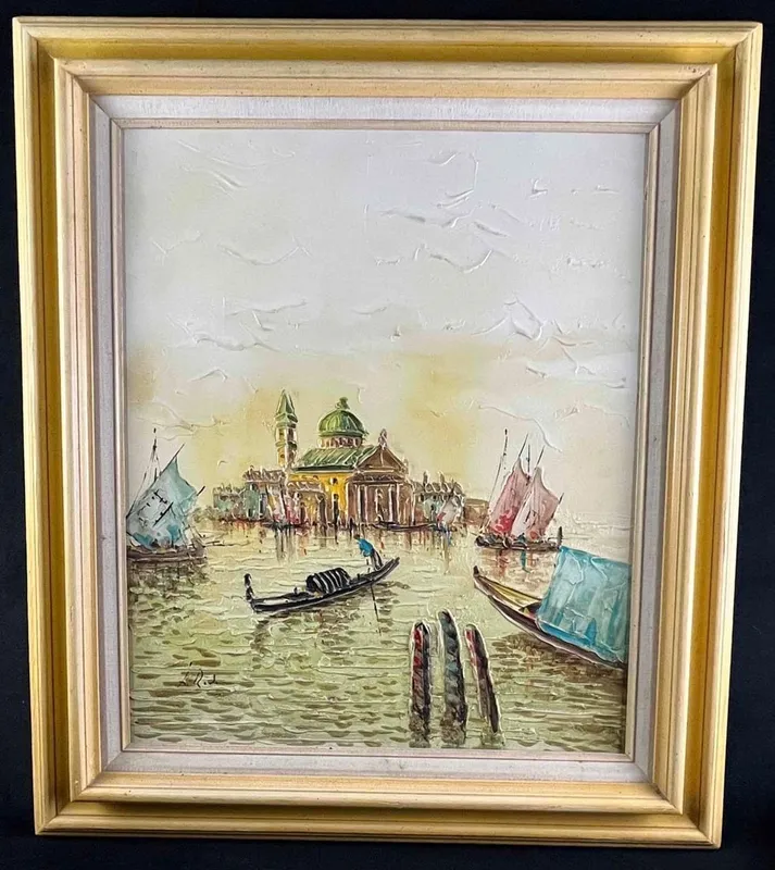 Oil Painting of Venice, Italy Signed from auction in Orlando, Florida