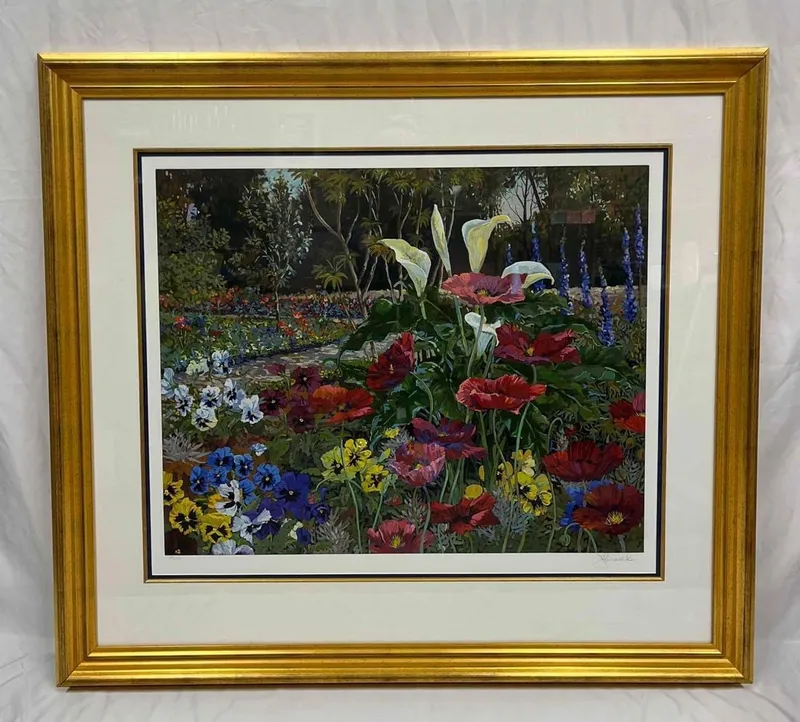 John Powell "Paradise Park" Limited Edition Signed & Numbered Serigraph from auction in Orlando, Florida