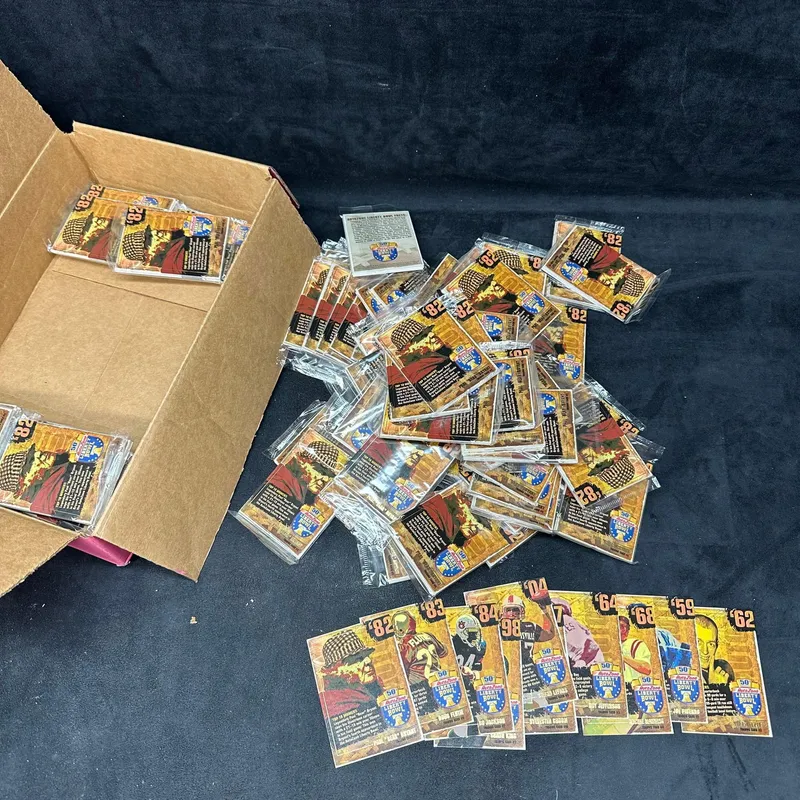 Auto Zone Liberty Bowl 50th Football Cards Lot Unopened Sealed Packs from auction in Orlando, Florida