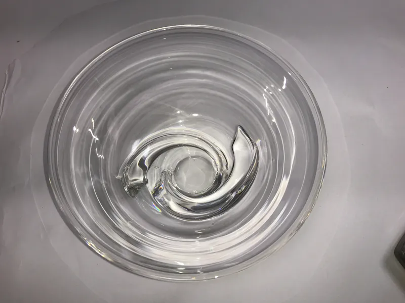 Steuben Spiral Art Glass Bowl w/ Cover from auction in 212 Cazenovia Street,