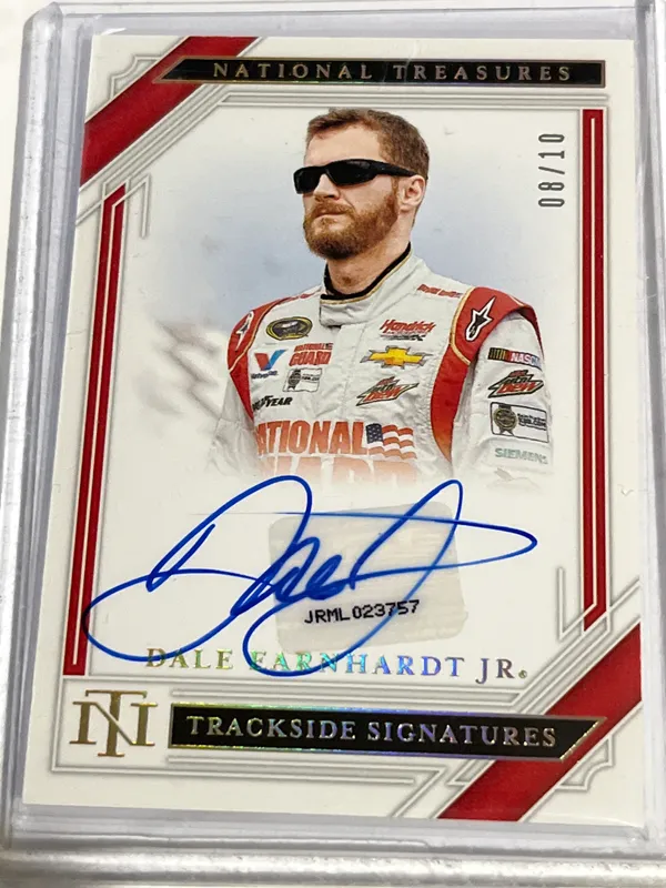 2021 Panini National Treasures Dale Earnhardt Jr from auction in 212 Cazenovia Street, 