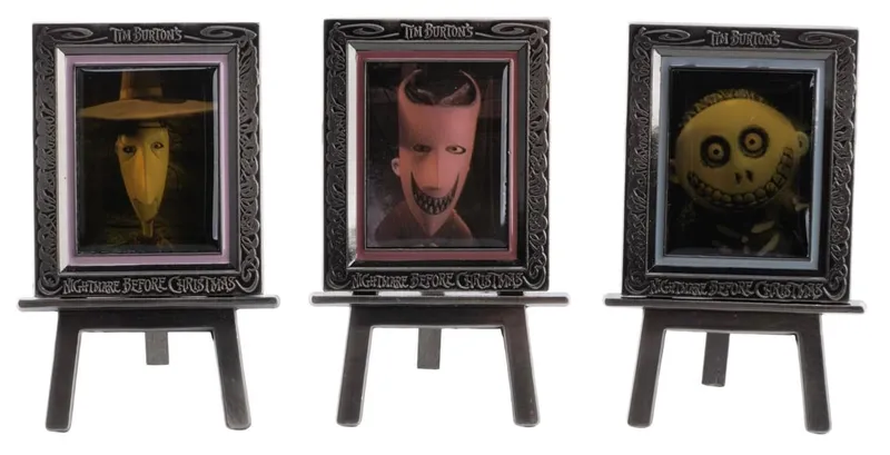 A "The Nightmare Before Christmas" Easel Pin Set. from auction in Studio City, California