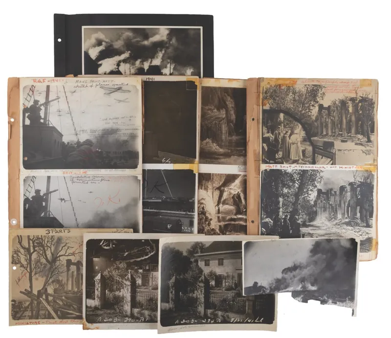 A Collection of Ralph Hammeras Photographs and Sketches. from auction in Studio City, California
