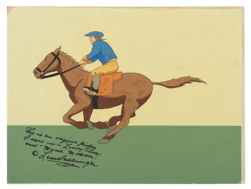 An Original "Old Glory" Production Cel. from auction in Studio City, California