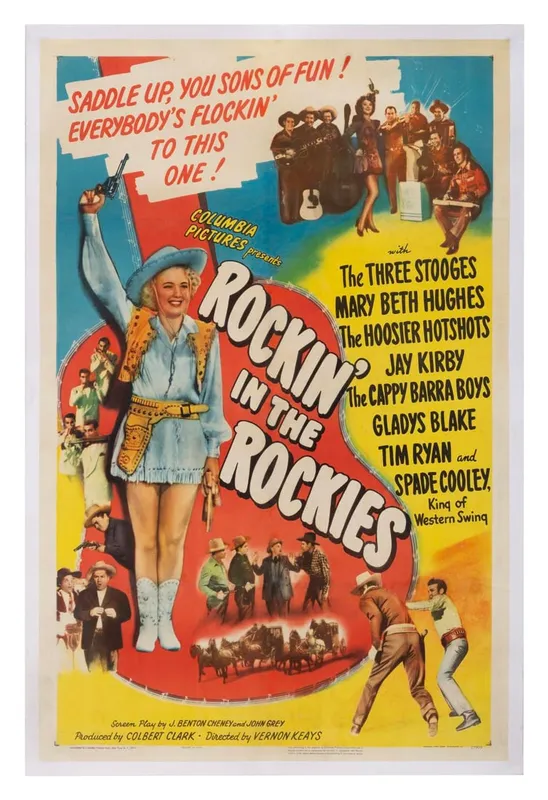 A "Rockin' in the Rockies" Linen-Backed One-Sheet. from auction in Studio City, California