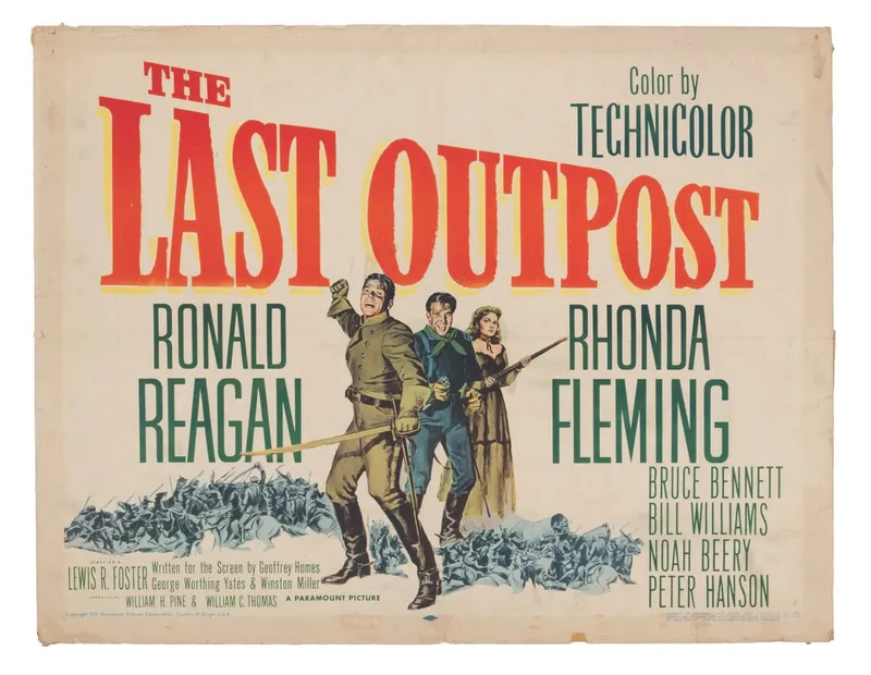 A "The Last Outpost" Half-Sheet. from auction in Studio City, California