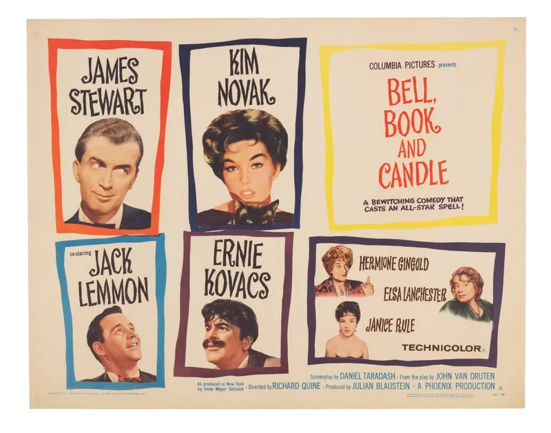 A "Bell, Book and Candle" Half-Sheet. from auction in Studio City, California